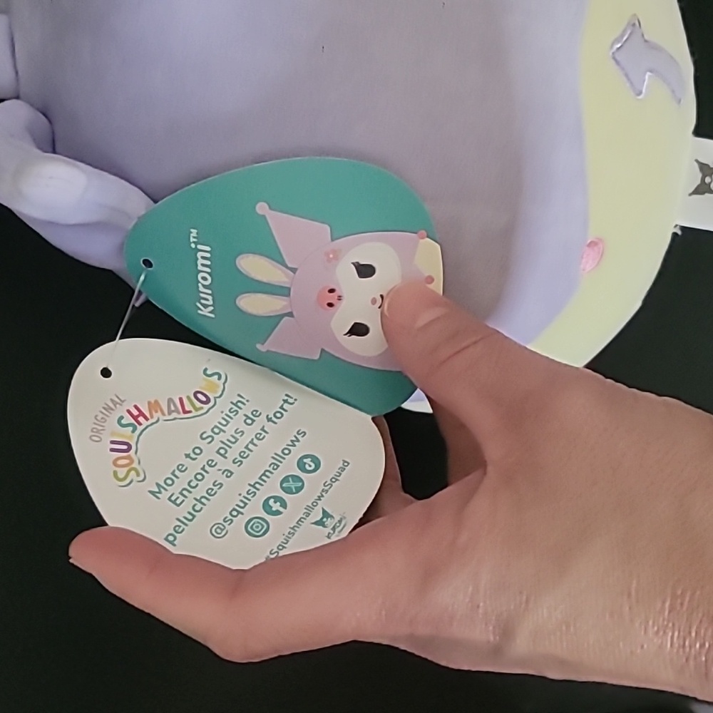 Kuromi 8" Easter Squishmallows Sanrio NWT - Picture 3 of 4